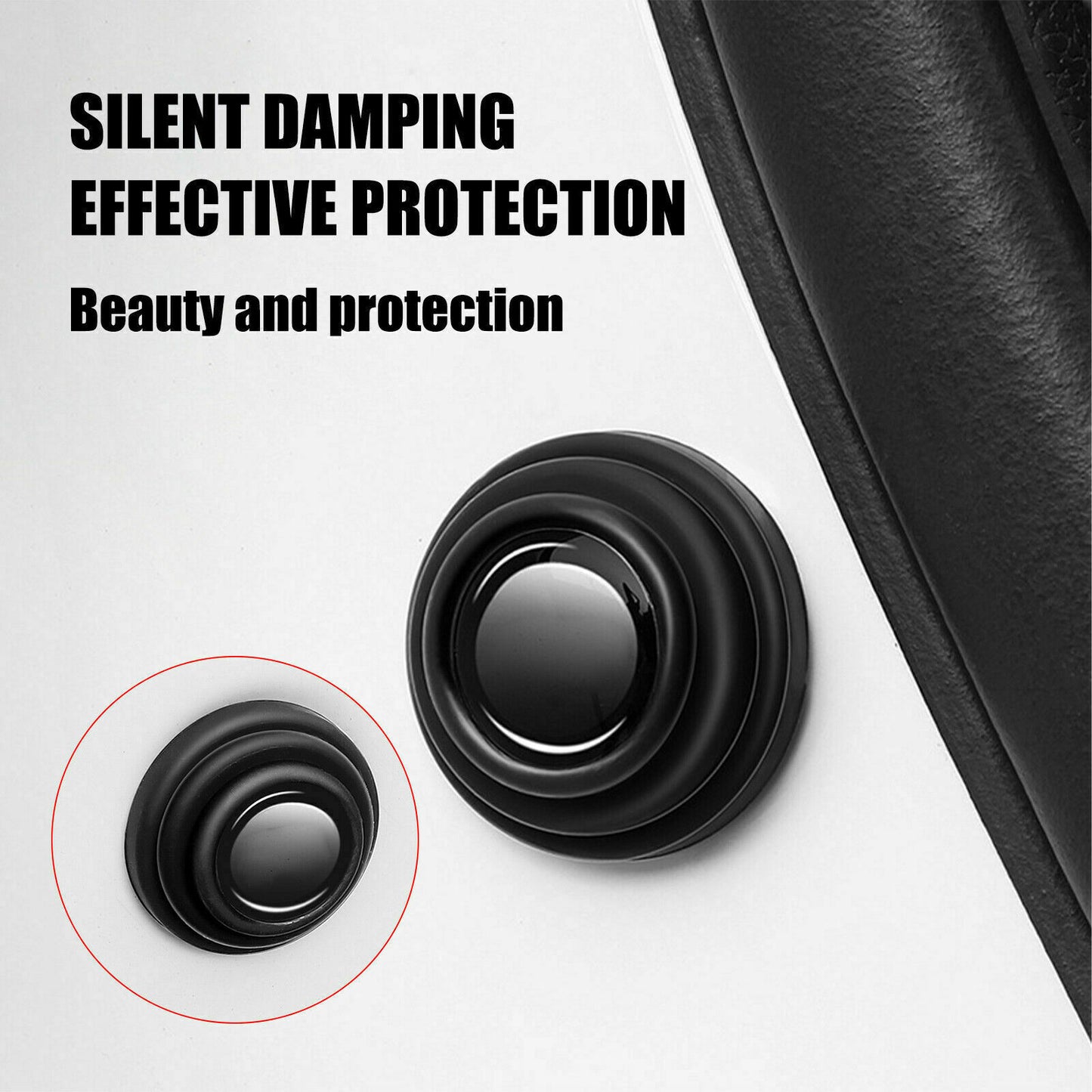 8PCS Door Shock Absorbers And Silent Gasket Shock Buffer Pad Absorbers Universal