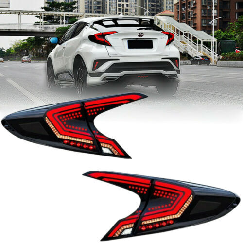 2x for Toyota C-HR CHR 2018-2022 Start-Up Animation Rear Lamps LED Tail Lights