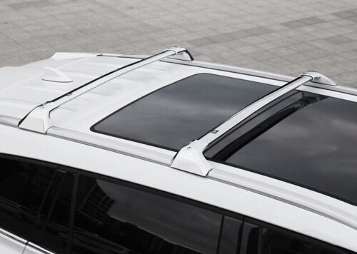 Luggage Carrier Rail 2PCS Top Roof Rack Chrome for Toyota Highlander 2020-2023