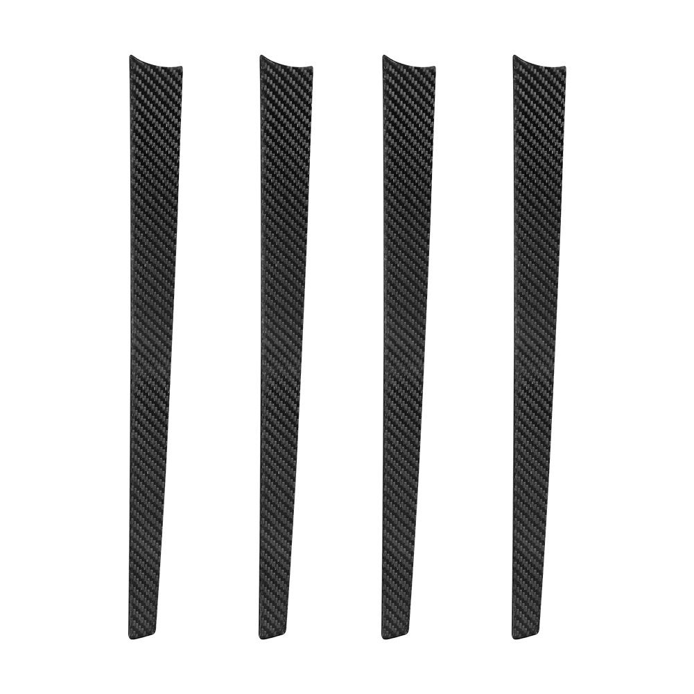 4Pcs Carbon Fiber Door Panel Cover Trim for Toyota Hilux 2015-2021