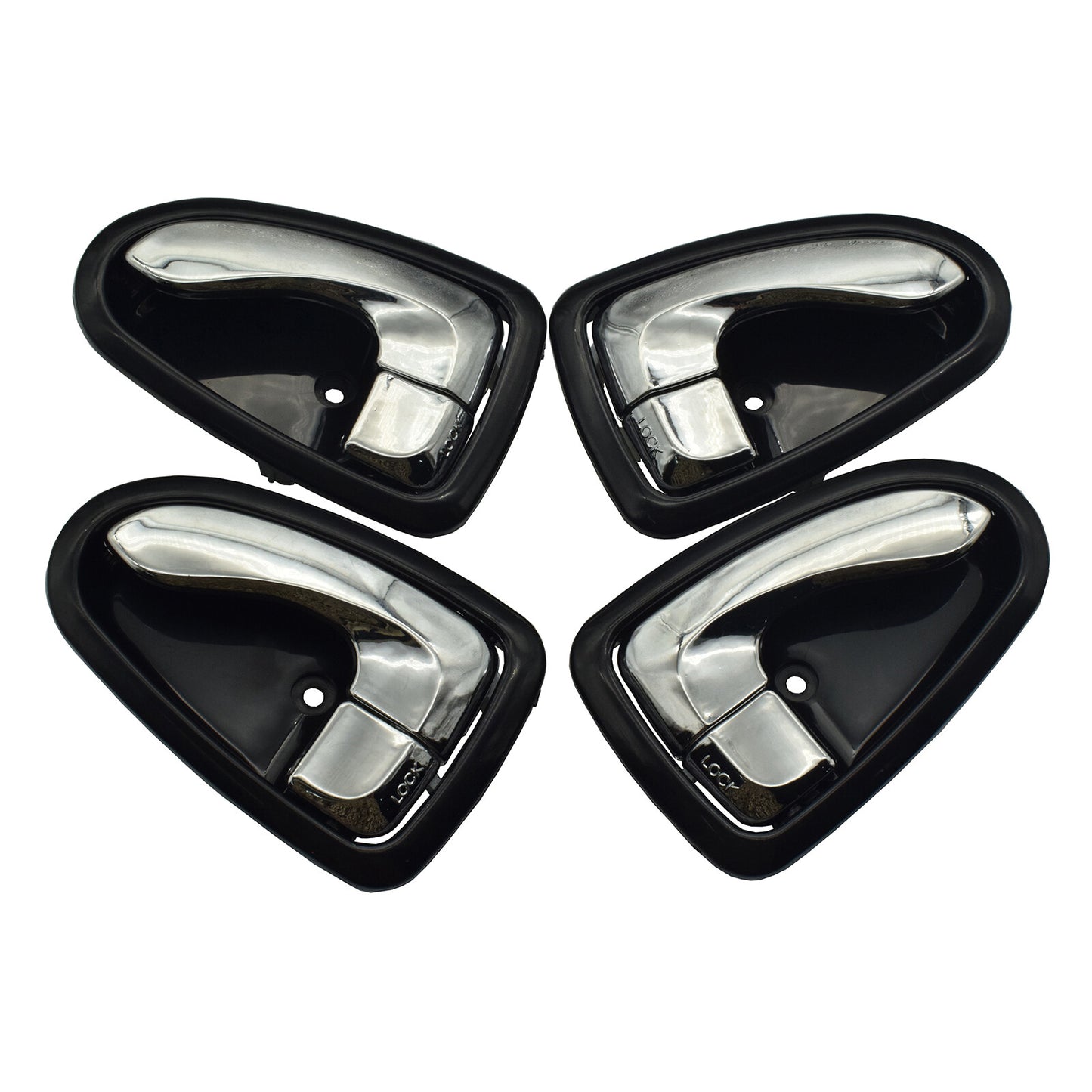 4X Inside Door Handle Left Right Side 8262022001LG for 2000-06 for Hyundai Accent