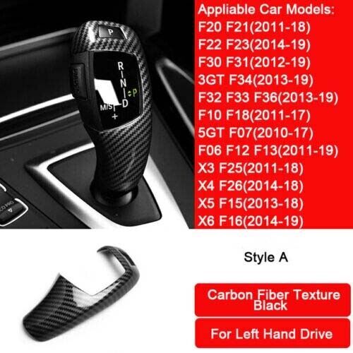 Carbon style shift cover accessories for BMW X3 X4 X5 X6 F30 F10 F20 F34