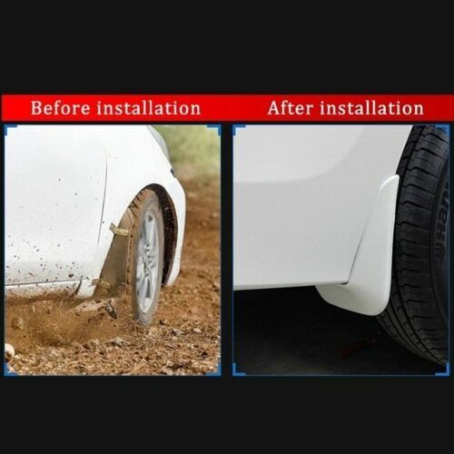 for Toyota for Corolla 2015-2018 White MUD FLAP FLAPS SPLASH GUARDS MUDGUARDS 4PCS