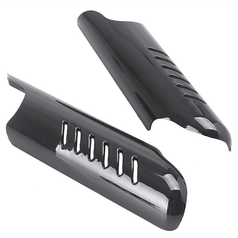 Fit Touring Road King Classic FLHRC Black Fork Lower Leg Deflector Shield Cover