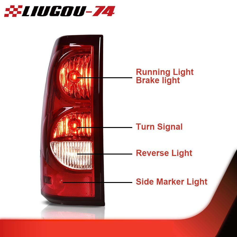 Taillight brake light strip wiring is suitable for Chevrolet Silverado 1500 2500 3500 HD- (models 03-06).