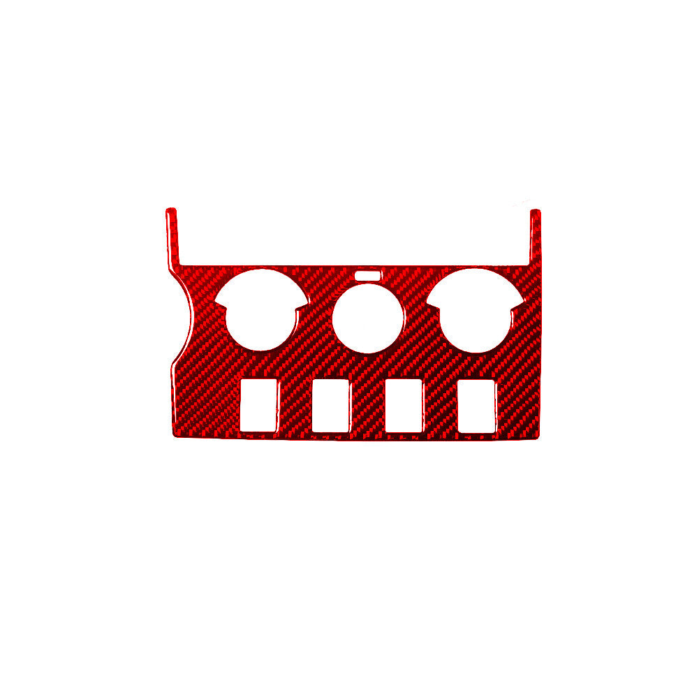 Red Central A/C Control Panel Type A Trim Cover for Toyota Tundra 2007-2013