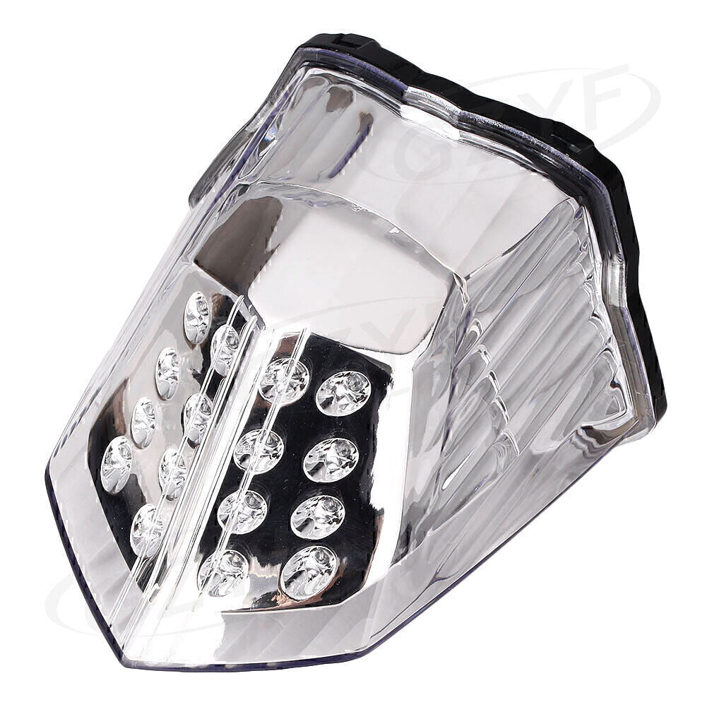 LED Stop Tail Light Brake Turn Signal Taillamp for Yamaha XJ6 2009-2012 Clear