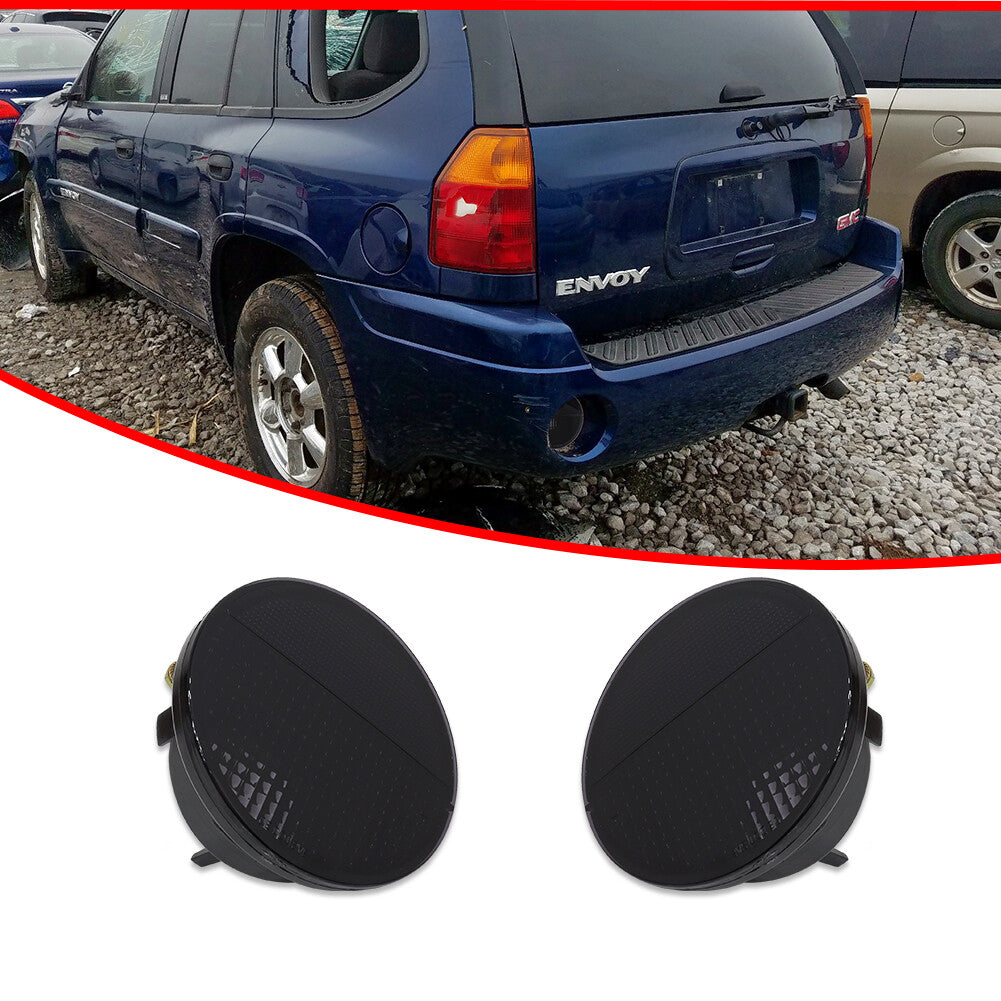 A pair of smoked black lens side-reverse spare lights suitable for 02-09 special envoy 06-09 Solstice