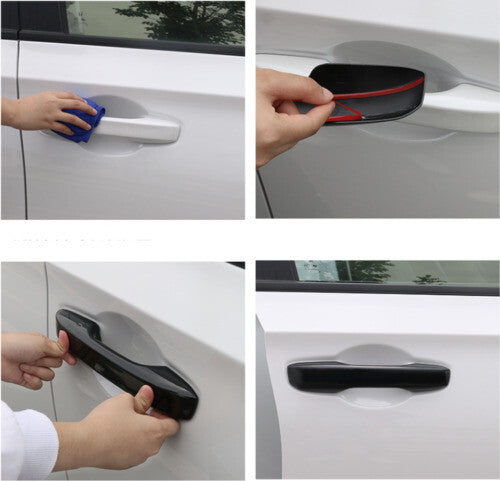 Bright Black Door Grips Cover Trim for Honda Accord 2023 Accessories