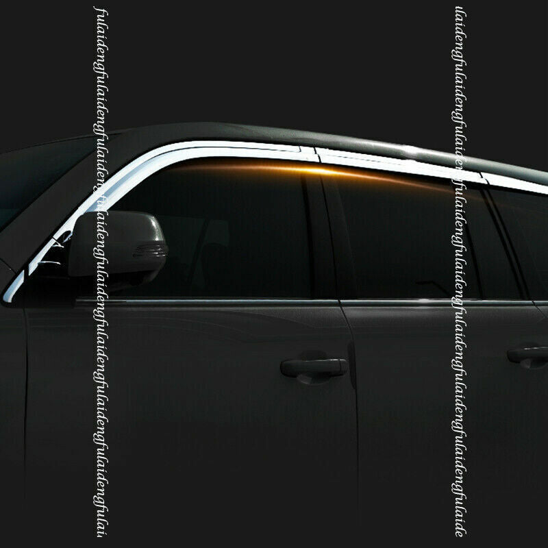for LEXUS LX570 2008-2021 silver Window Visor Vent Sun Shade Rain Guard Shield