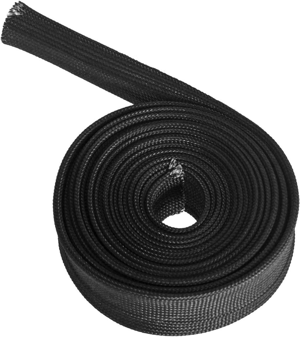1-inch ID 25mm heat-insulated adjustable hose for hot spark plug wires suitable for automotive wiring.