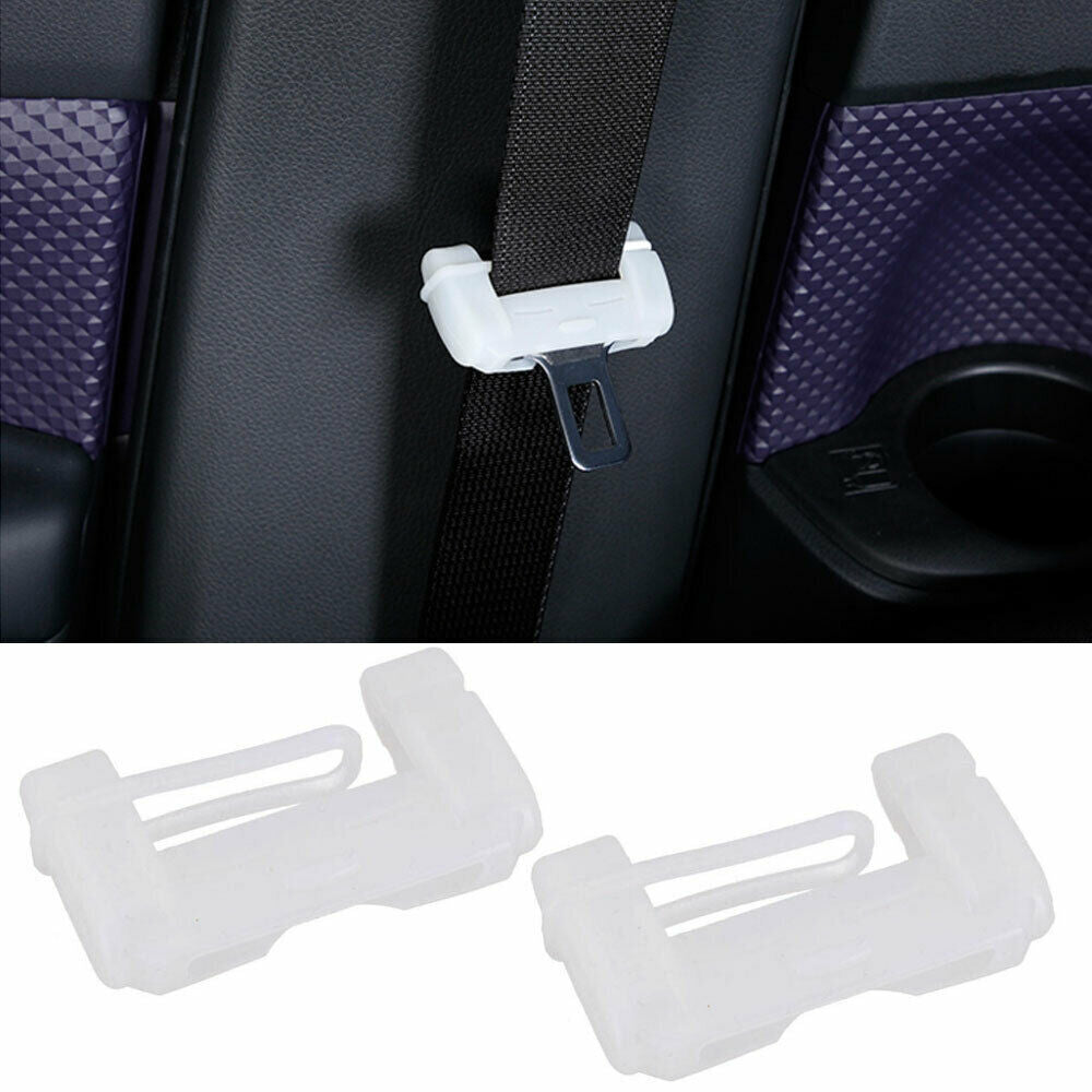 2X CAR CAR ACCESSORIES for SEAT BELT BUCKLE SILICONE COVER CLIP ANTI-SCRATCH