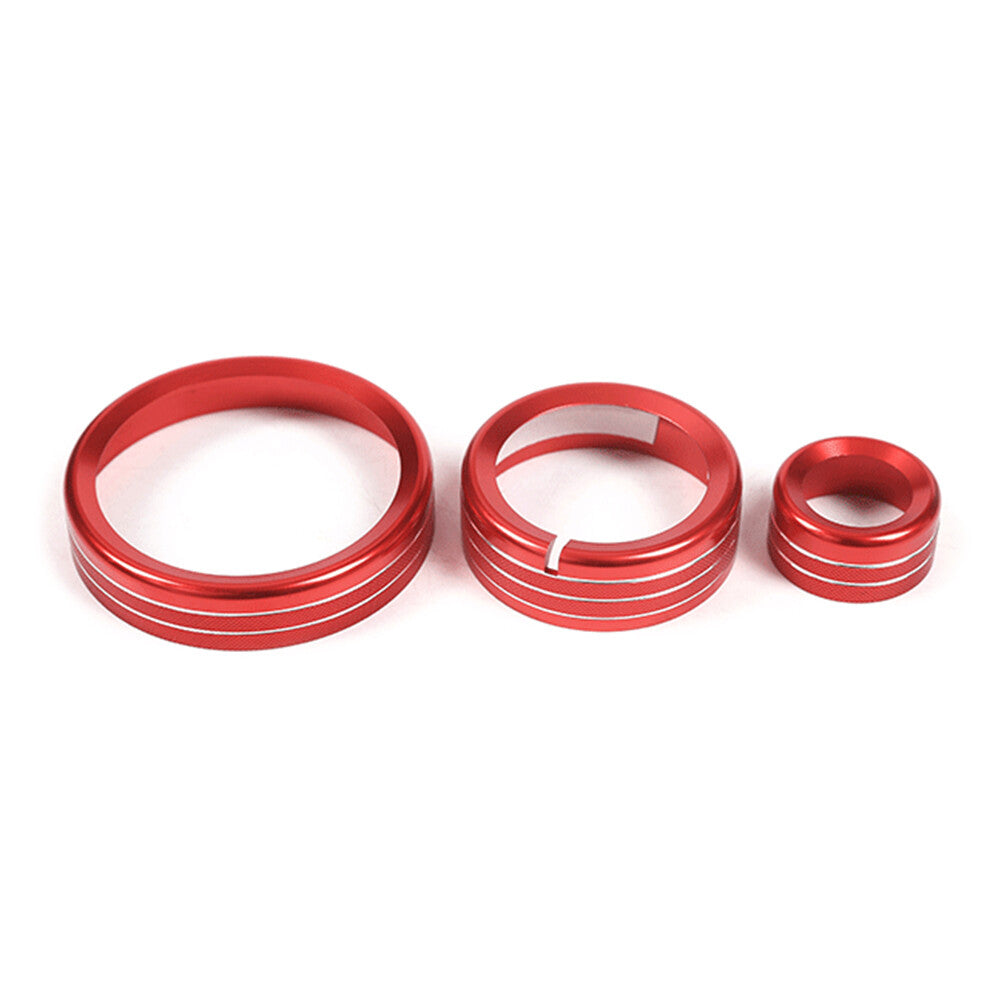 Central Control Multimedia Knob Ring Red for Alfa Romeo Giulia for Stelvio 2017-2019