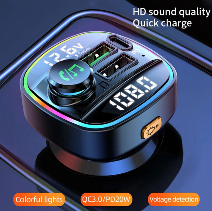 Bluetooth FM Transmitter Car Radio MP3 Player USB Handsfree Charging Adapter