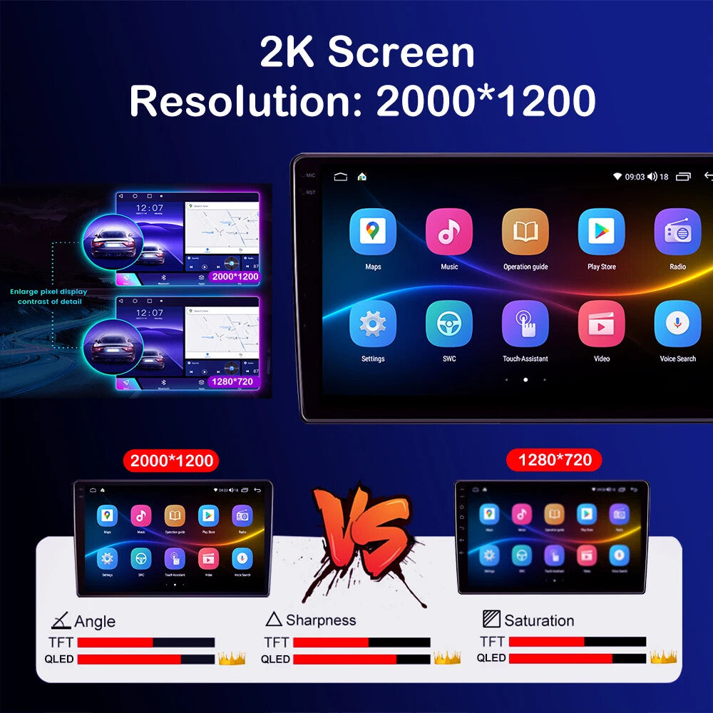 for Toyota for Land Cruiser 200 Car Multimedia Player Radio Android Screen Carplay