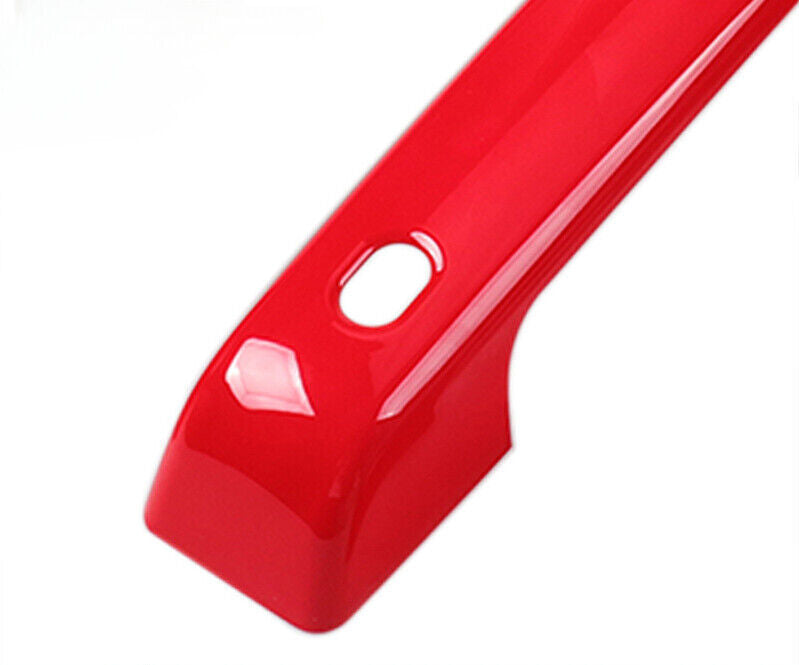 5Pcs Red Door Handle Cover Trim Outside Exterior for ford Bronco 2021 2022 4D