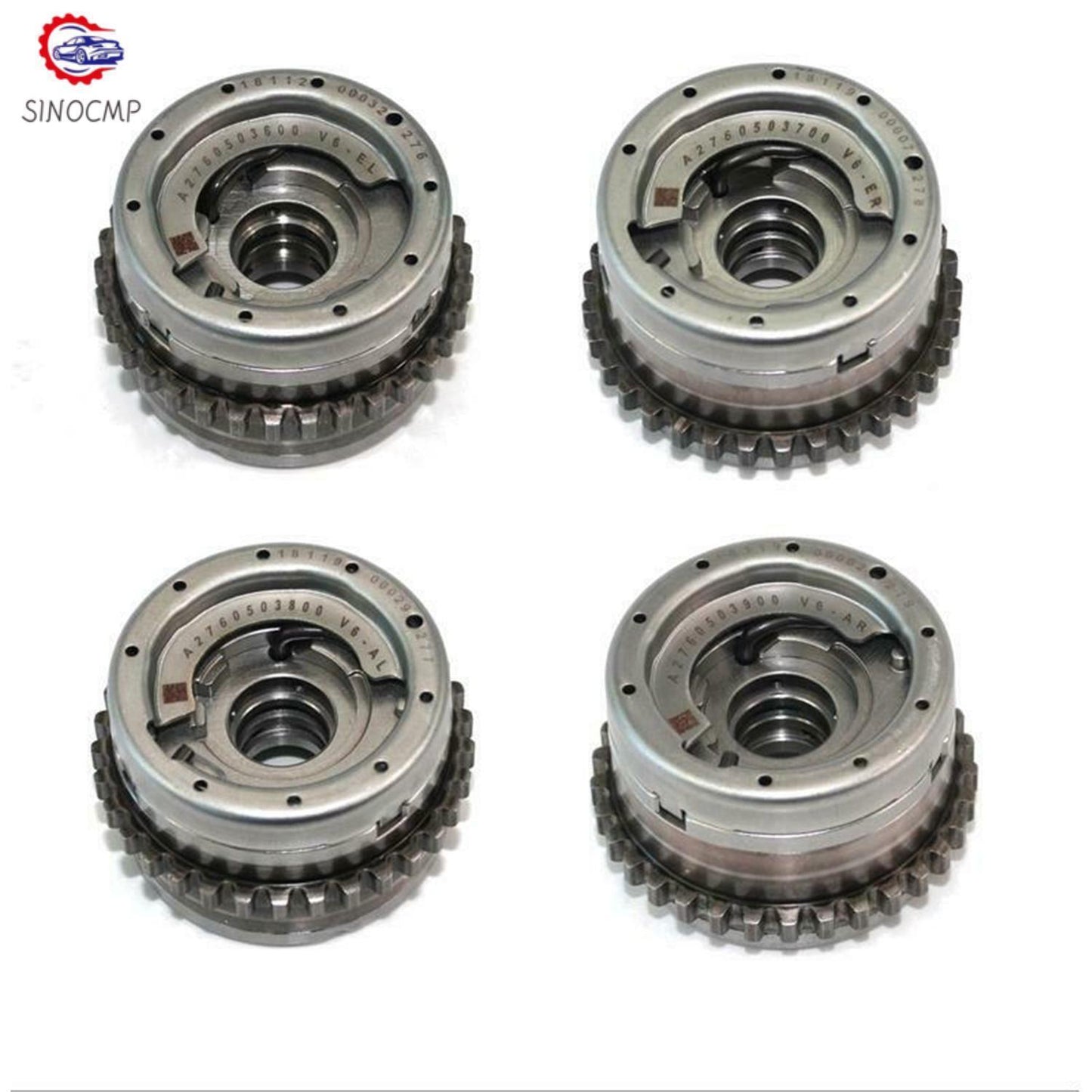 4Pcs Camshaft Adjuster Intake Exhaust 2760503800 2760501747 for Mercedes W222 US