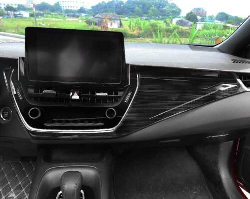 Cover Trim for Toyota for Corolla Black Titanium 2020-2023 Center Console Dash Panel
