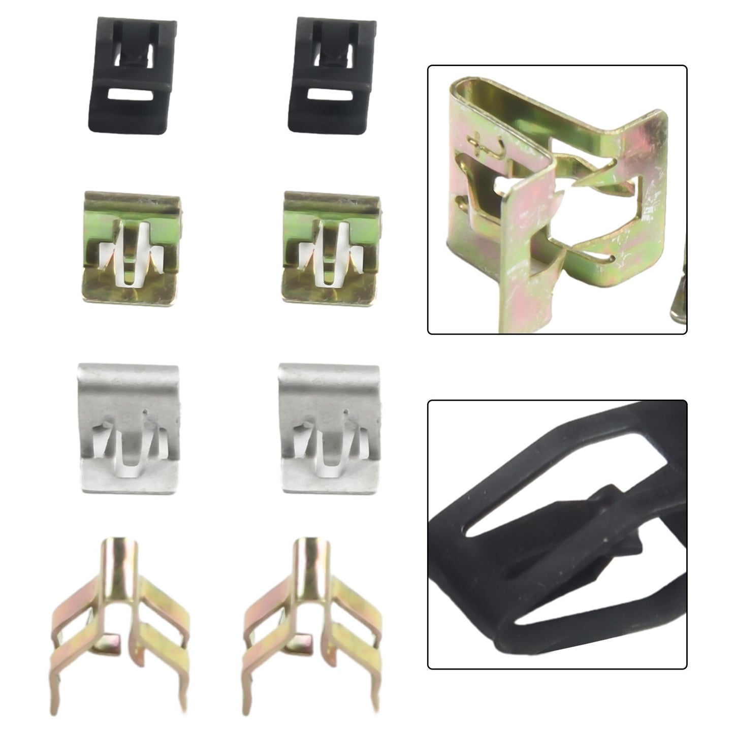 20 Fastener Clips in Four Sizes for General Motors Dashboards