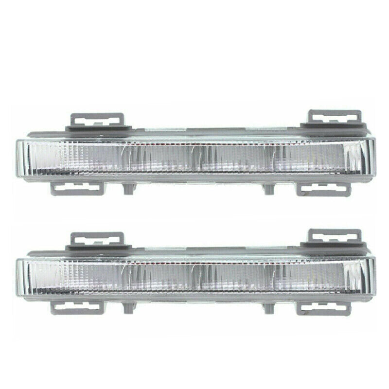Pair for Mercedes-Benz W166 2012-15 Front LED Daytime Running Light DRL Fog Lamp