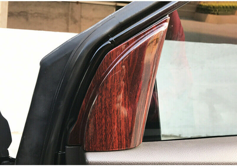A Post Front Triangle Cover Trim for Honda CRV CR-V 2012-2016 Peach Wood Grain