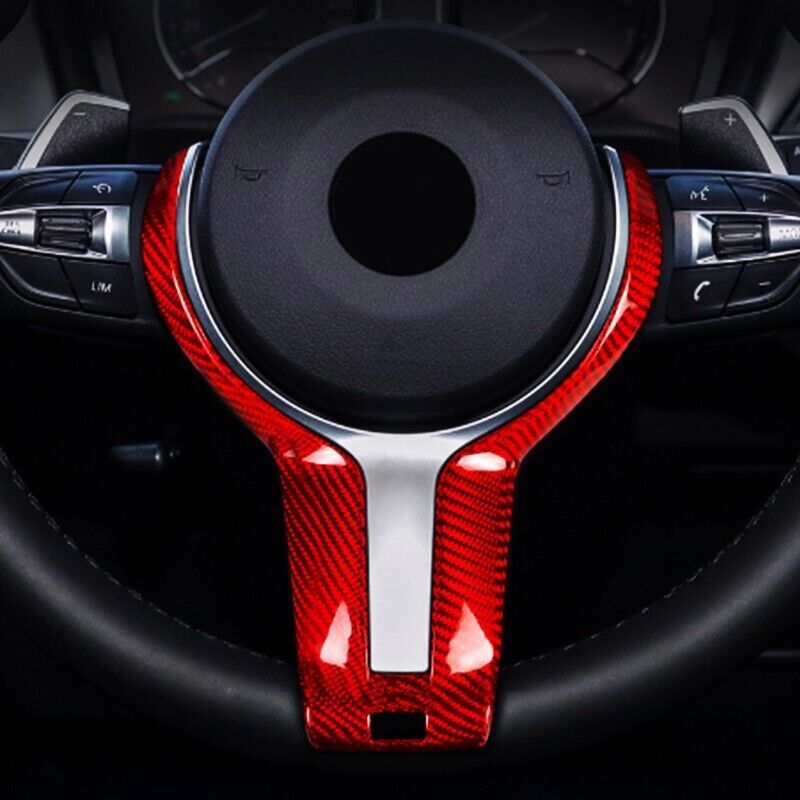 carbon fiber car steering wheel cover trim suitable for BMW M2 M3 M4 F87 F80 F82