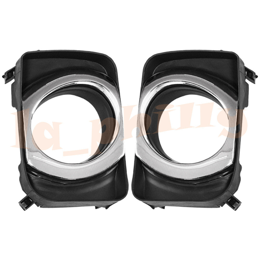2pcs Fits for Toyota for Camry Hybrid Front LH+RH Bumper Fog Lamp Light Grille Cover