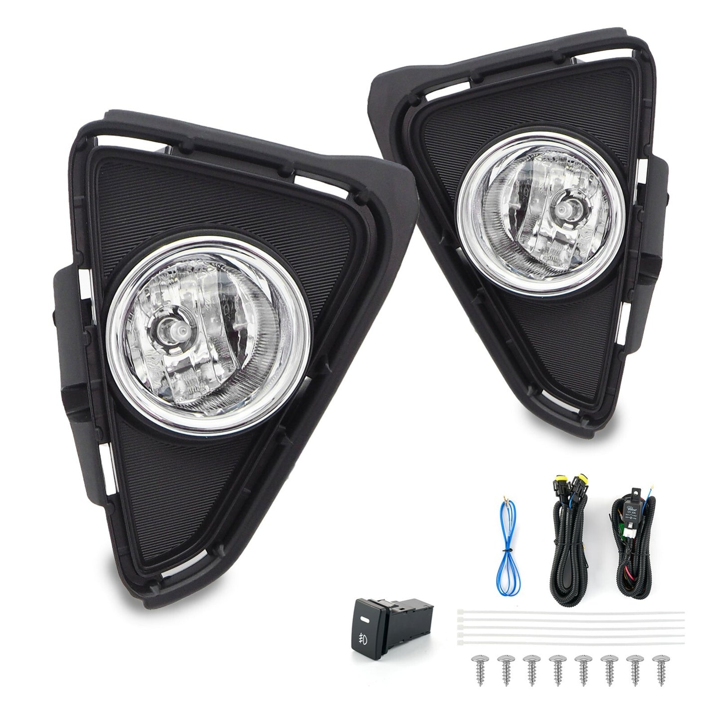 Suitable for 2016-2018 for Toyota RAV4 driver's fog light and collision avoidance light + switch + wiring kit.