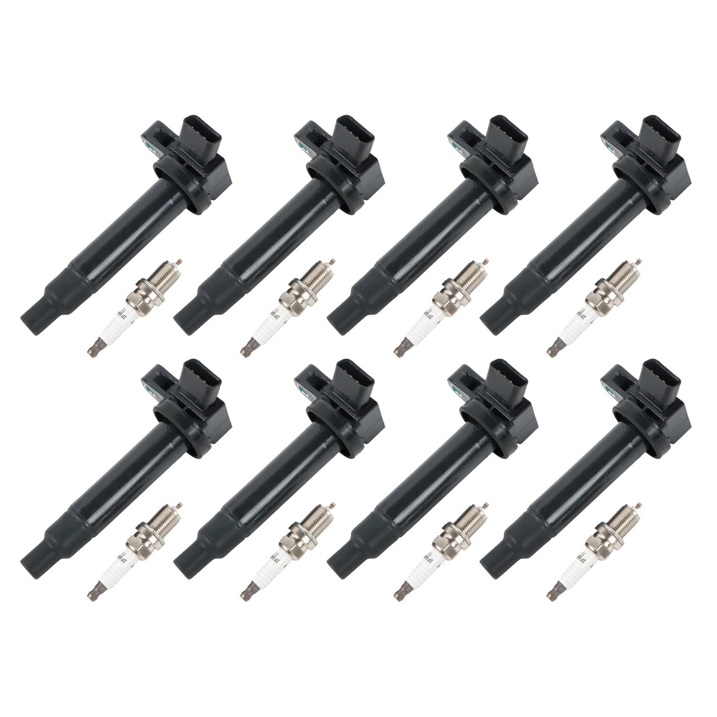 8X Ignition Coil Platinum Spark Plug for Toyota Tundra Sequoia 4.7L V8 UF230