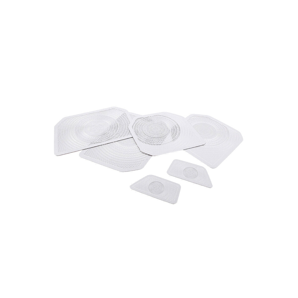 6PCS Silver Steel Inner Door Speaker Net Cover Trim for Toyota Tundra 2022-24