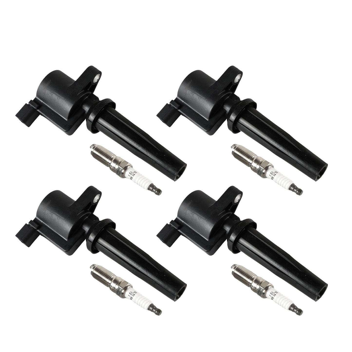 Ignition Coil Iridium Spark Plug For 2009-2020 for Ford Fusion Escape 2.0 2.5L