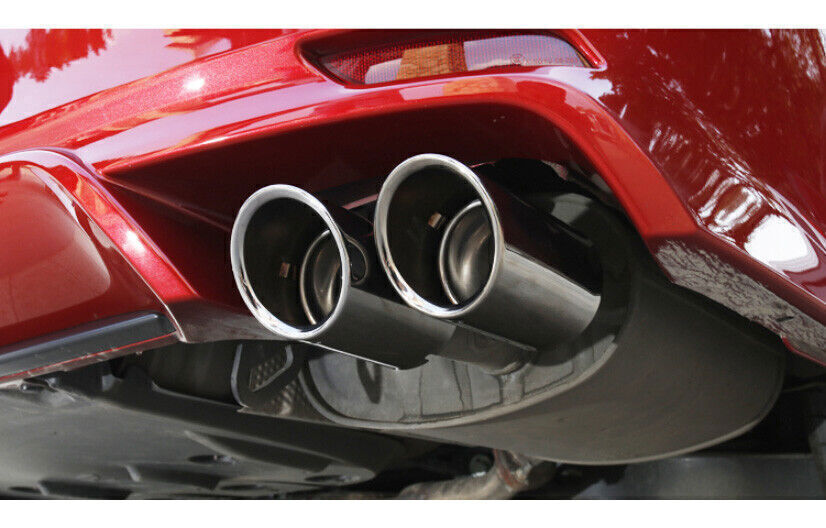 For 2018-2023 for Toyota for Camry 4P Bright Black Rear Exhaust Pipe Tail Muffler Tips