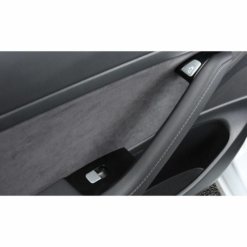 for Tesla Model 3 2017-2023 Silver Alu. Window Lift Panel Switch Button Sticker