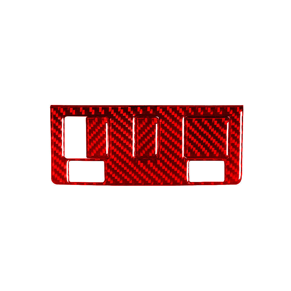Red Carbon Fiber Sunroof Button Trim For Silverado/tahoe/ for sierra 2007-2014 Type C