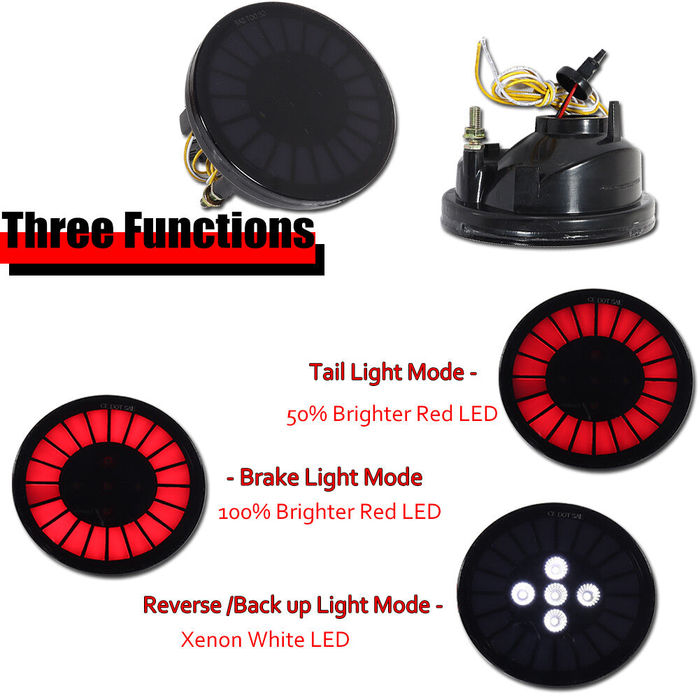 Smoked LED taillights are suitable for 2002-09 Gimciete/Envoy XL 06-09 for Pontiac Solstice.