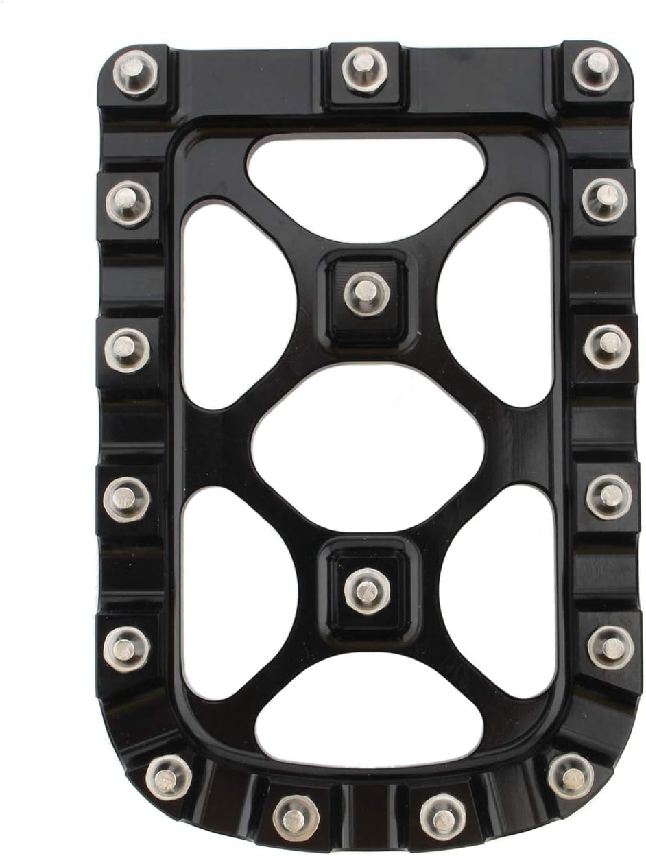 CNC MX Style Brake Pedal Large Pad Cover for Harley 80-23 Touring Softail Dyna