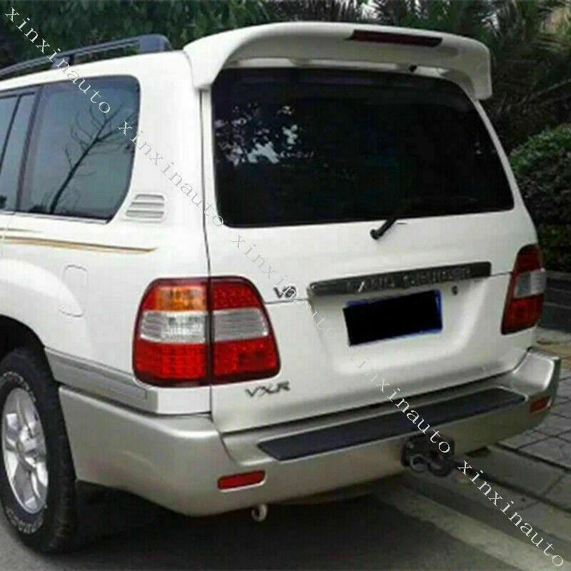 Unpainted Rear Roof Spoiler Top Wing Lip for Toyota for Land Cruiser LC/FJ100 98-07