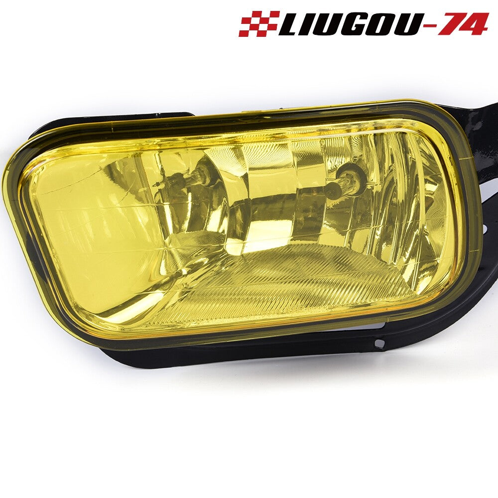 Suitable for 09-12 for Dodge for Ram 1500, 10-18 2500, 3500. Bumper fog lights with bezel + bulbs.