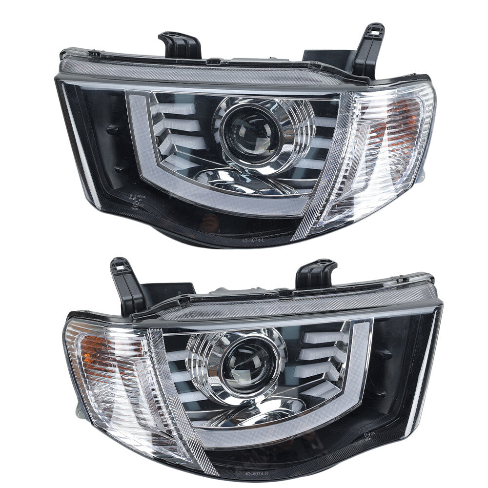2¡Á for Mitsubishi L200 Triton MN ML 2005-2014 Headlights Headlamps L+R