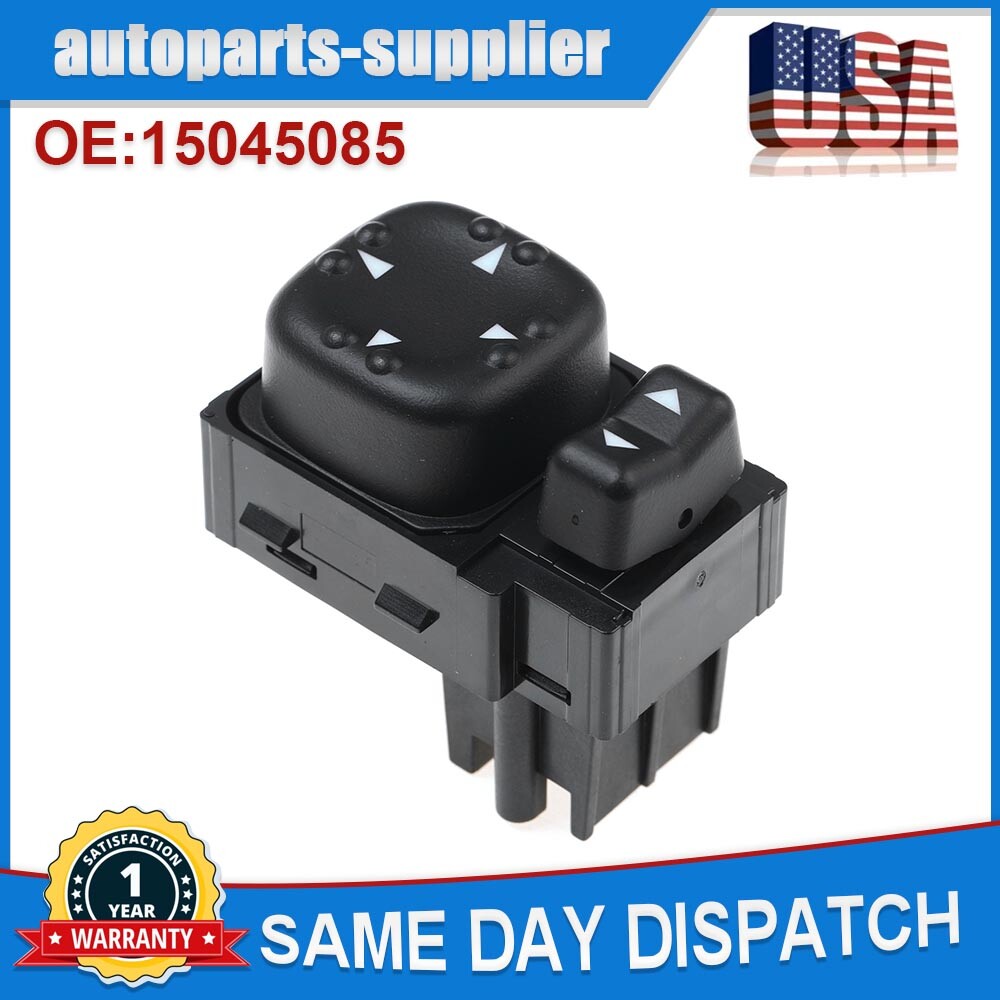 Driver's left power mirror switch control 15045085 is applicable to for Chevrolet Silverado for GMC for Sierra .
