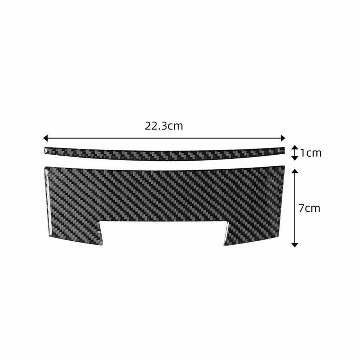 For 2013-2017 for Honda Accord Carbon Fiber Interior Central Storage Box Cover Trim