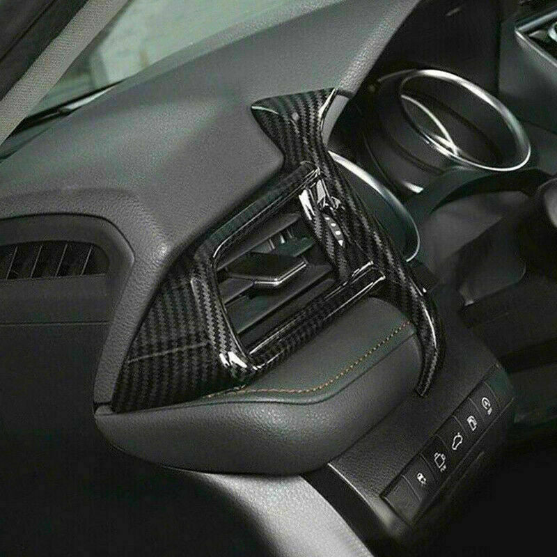 Carbon Fiber Inner Left Air Vent Outlet Cover Trim for Toyota for Camry 2018-2023