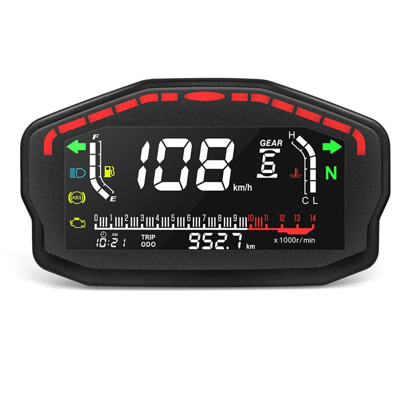 1,2,4 Cylinders Motorcycle Digital Odometer Odometer Speed Meter Rotary Speed
