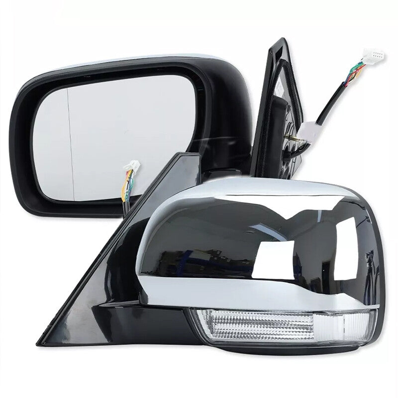 Right Side Door Mirror With Light 10 PIN for Mitsubishi Pajero Montero 2006-2021