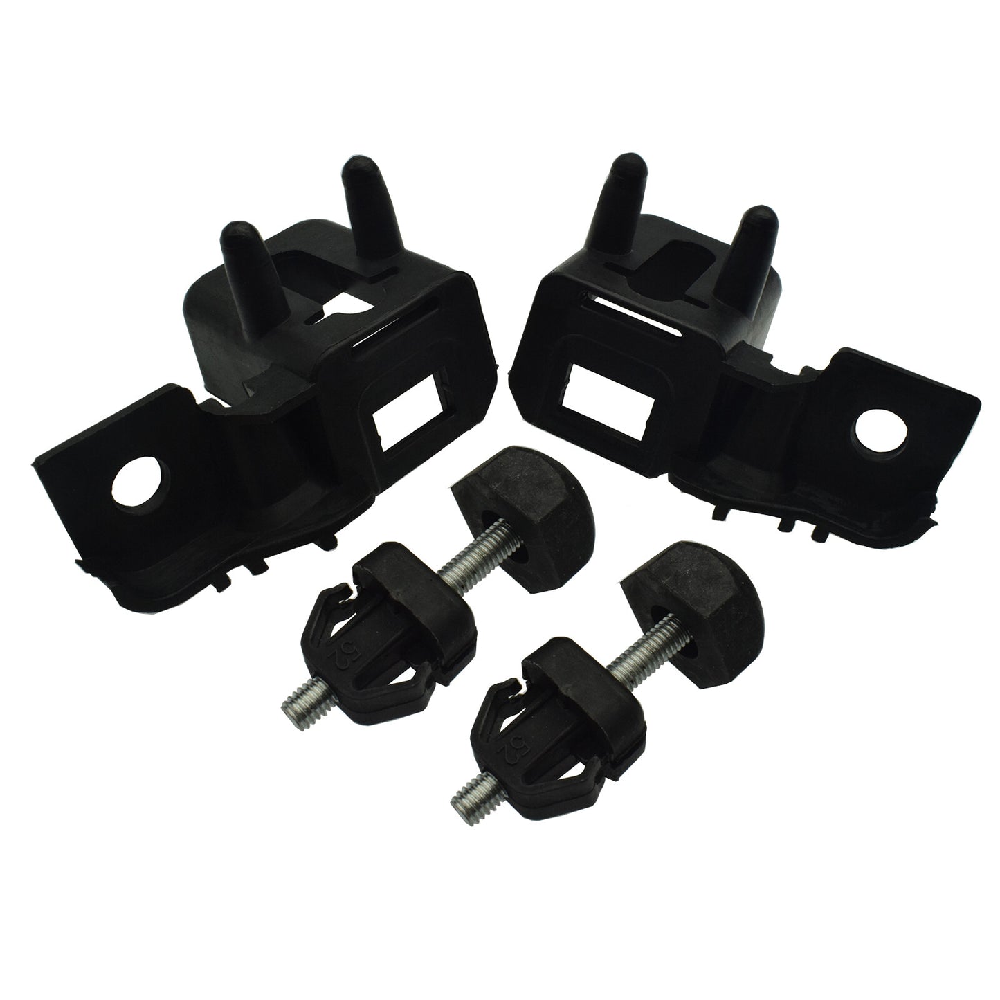 Range hood anti-collision stop adjuster bracket kit for left and right sides suitable for Ford Fusion for Lincoln MKZ