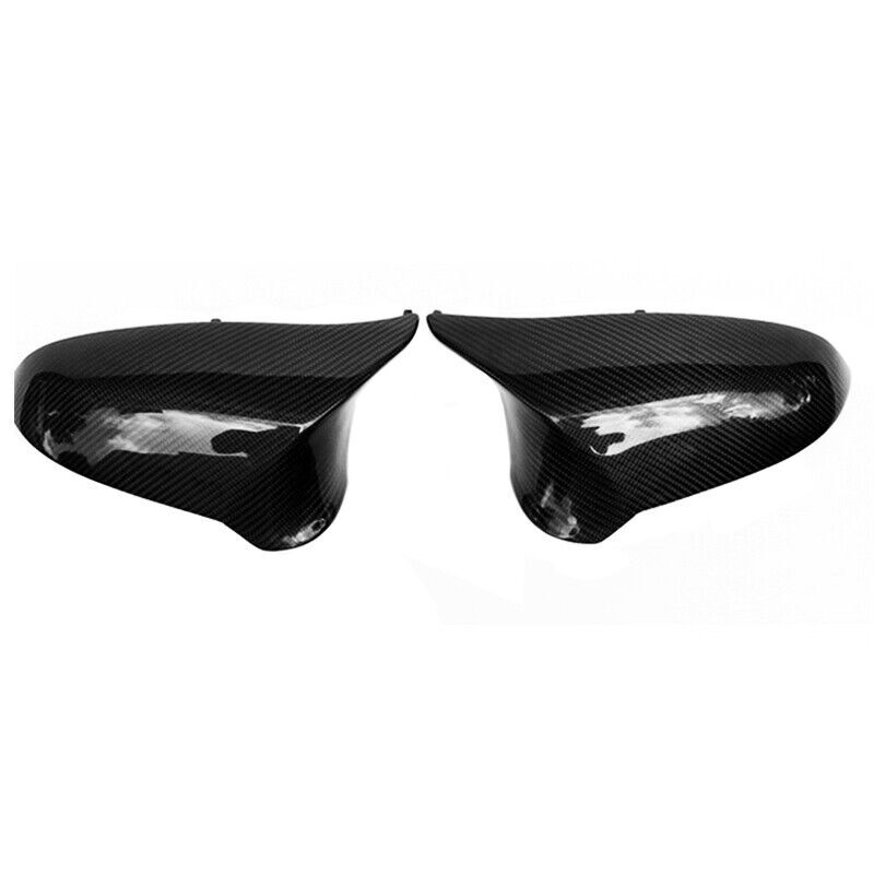 Pair Real Carbon Fiber Car Side Rear Mirror Cover Caps for BMW M3 F80 M4 F82 F83