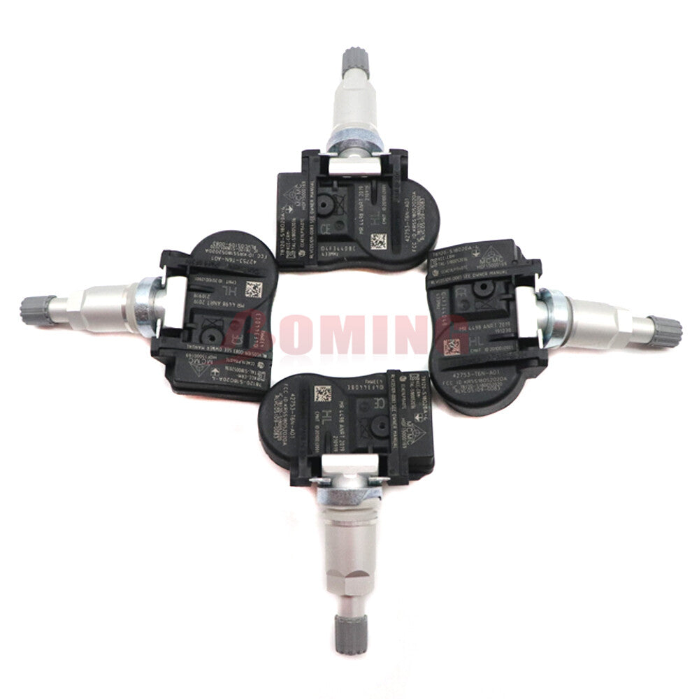 4-piece 42753-T6N-A01 tire pressure sensor for Honda Odyssey for Acura 433MHz - New TPMS