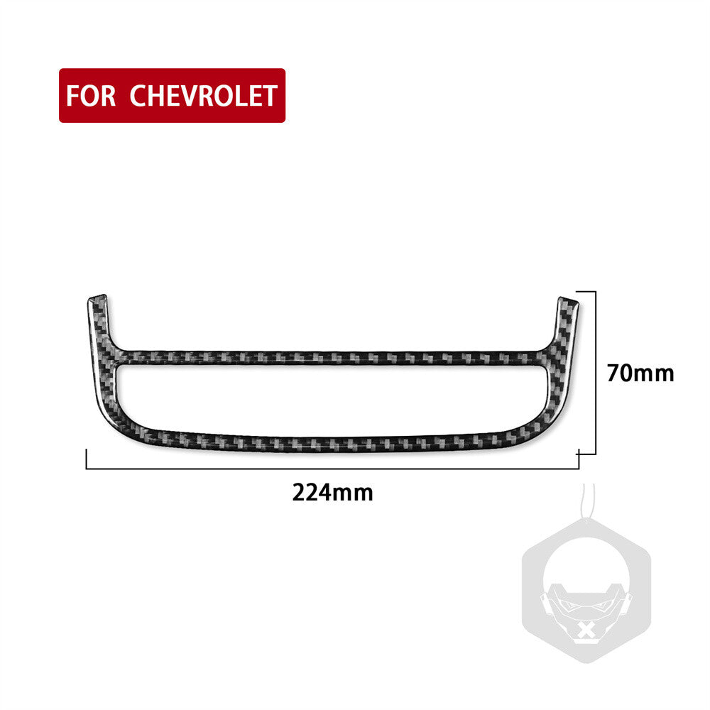 Carbon Fiber Warning Light Button Cover for Chevrolet Colorado / for GMC for Canyon 2015+