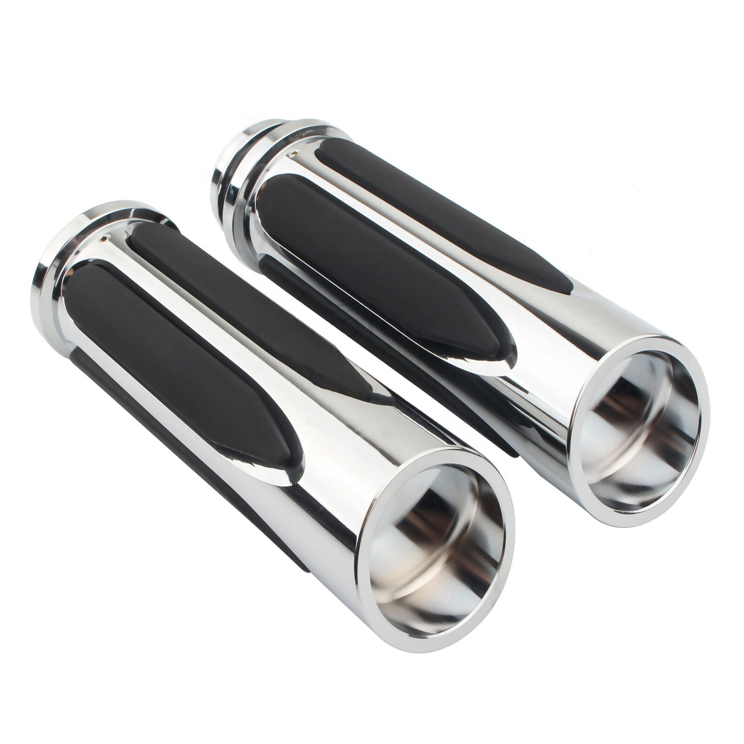 Chrome Handlebar Hand Grips for Harley Touring Road Glide Dyna Softail Sportster