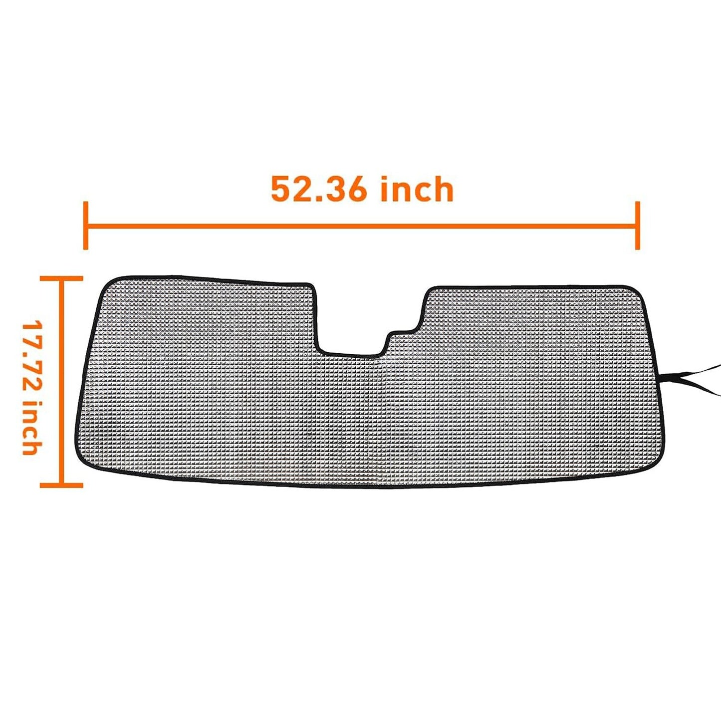 Front Windshield Sunshade Cover Sun Visor Pad Anti UV for Ford Bronco 2021-2024